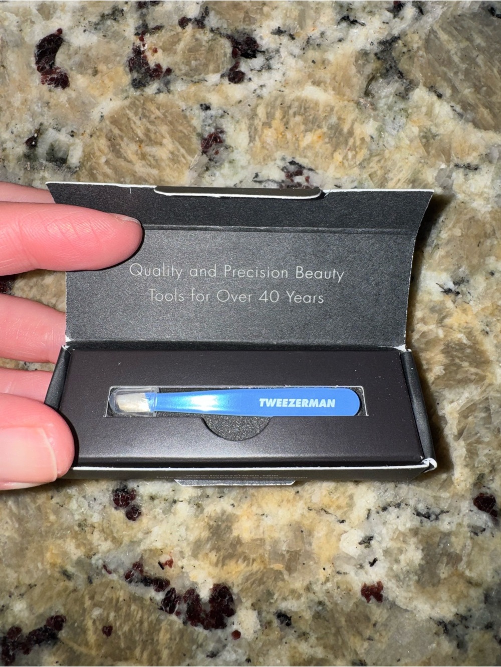 NIB Tweezerman Mini Slant Tweezers